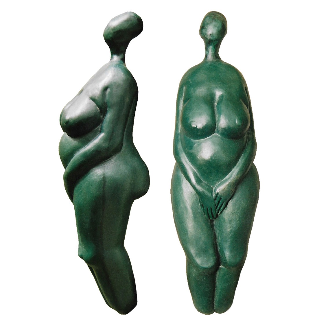 Sculpture bronze femme