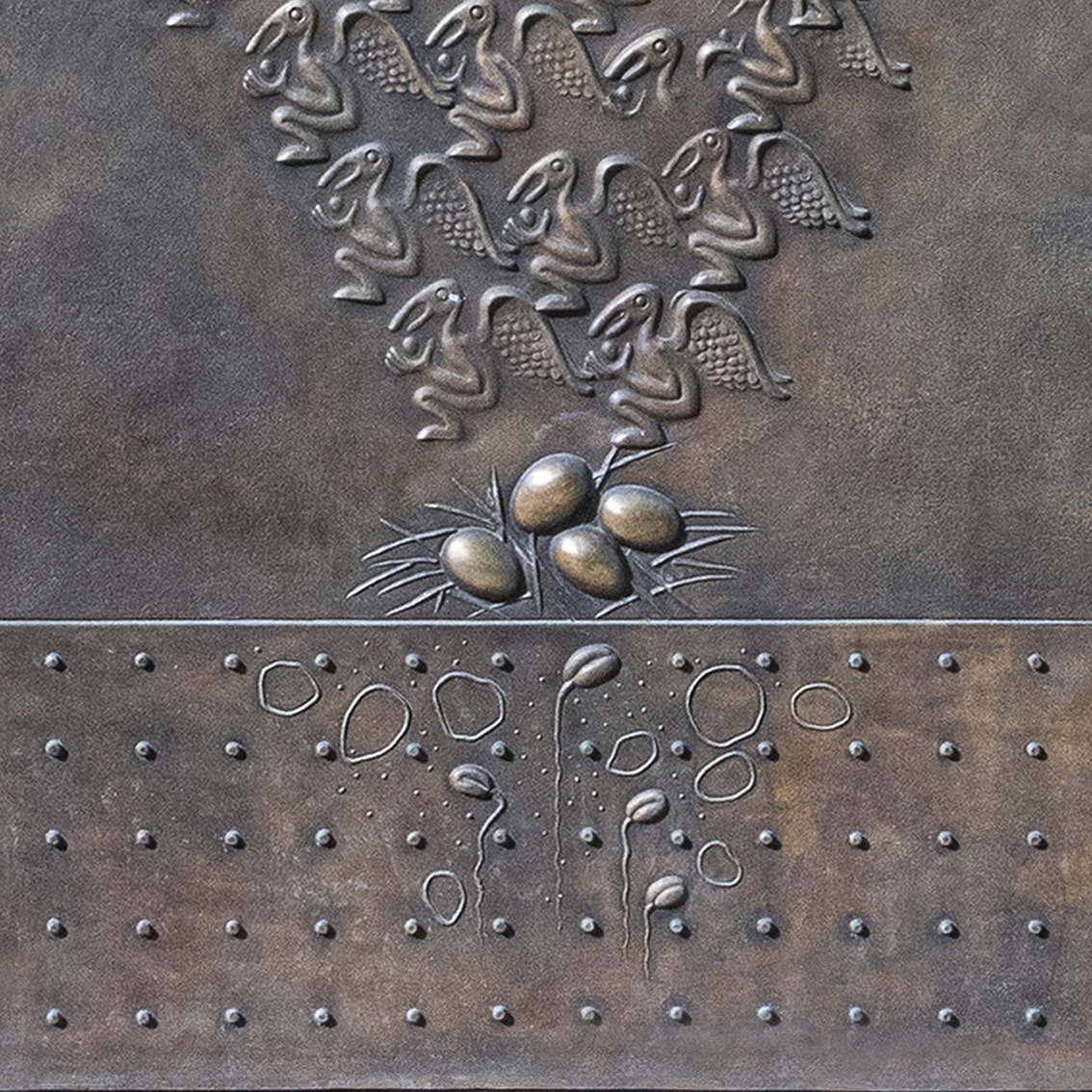 La Porte - Bronze, Montmartre, Paris